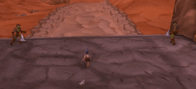 Gnome running into Orgrimmar